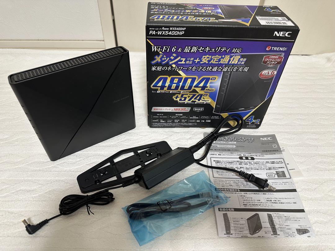 NEC Aterm PA-WX5400HP WiFiルーター ルーター・ネットワーク機器