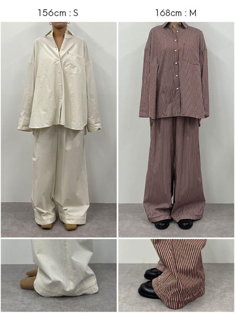 【最安値】etretokyo ドロストヘムコットンパンツ　オフホワイト