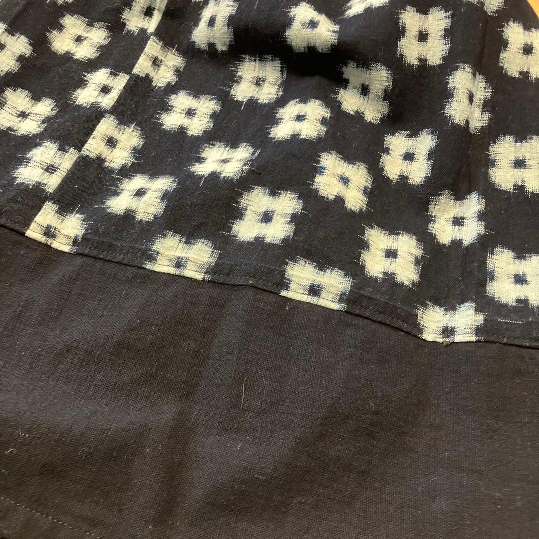 襤褸 木綿絣古布リメイクスカート目立った傷や汚れなし