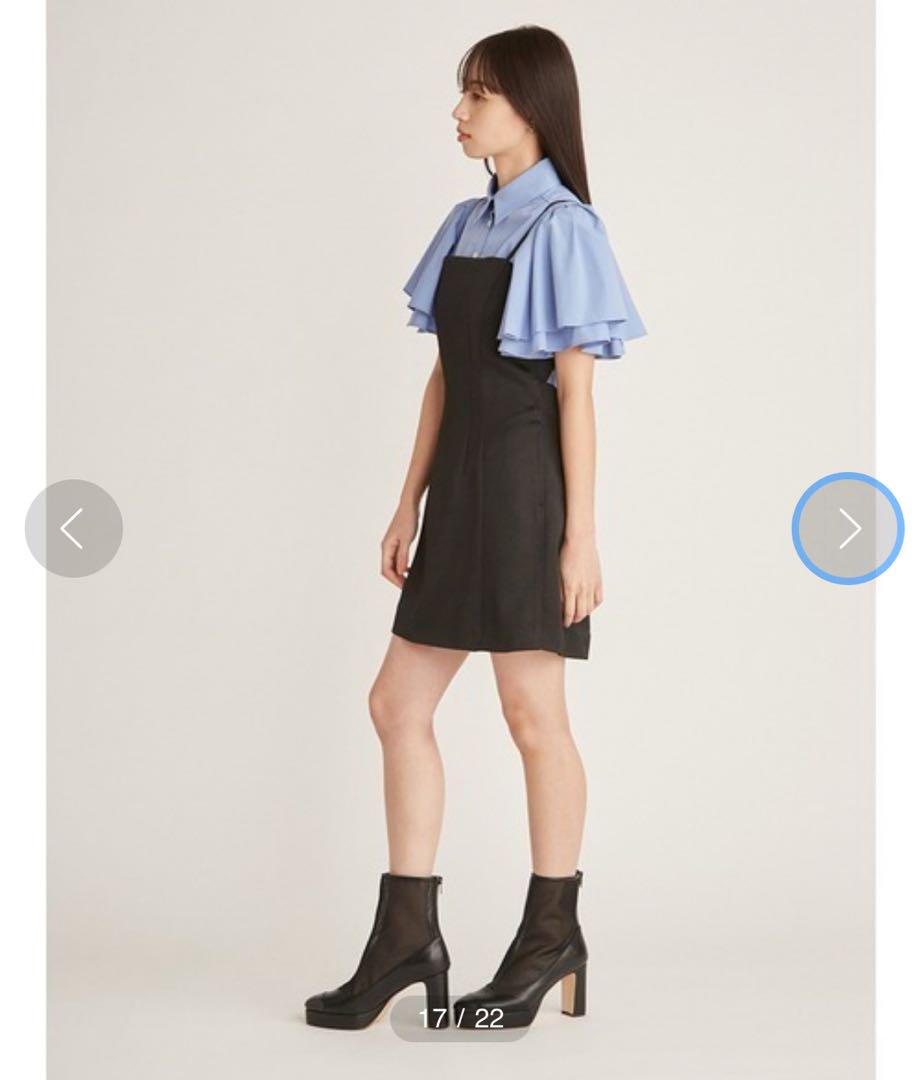 【SNIDEL】カッティングキャミミニワンピース