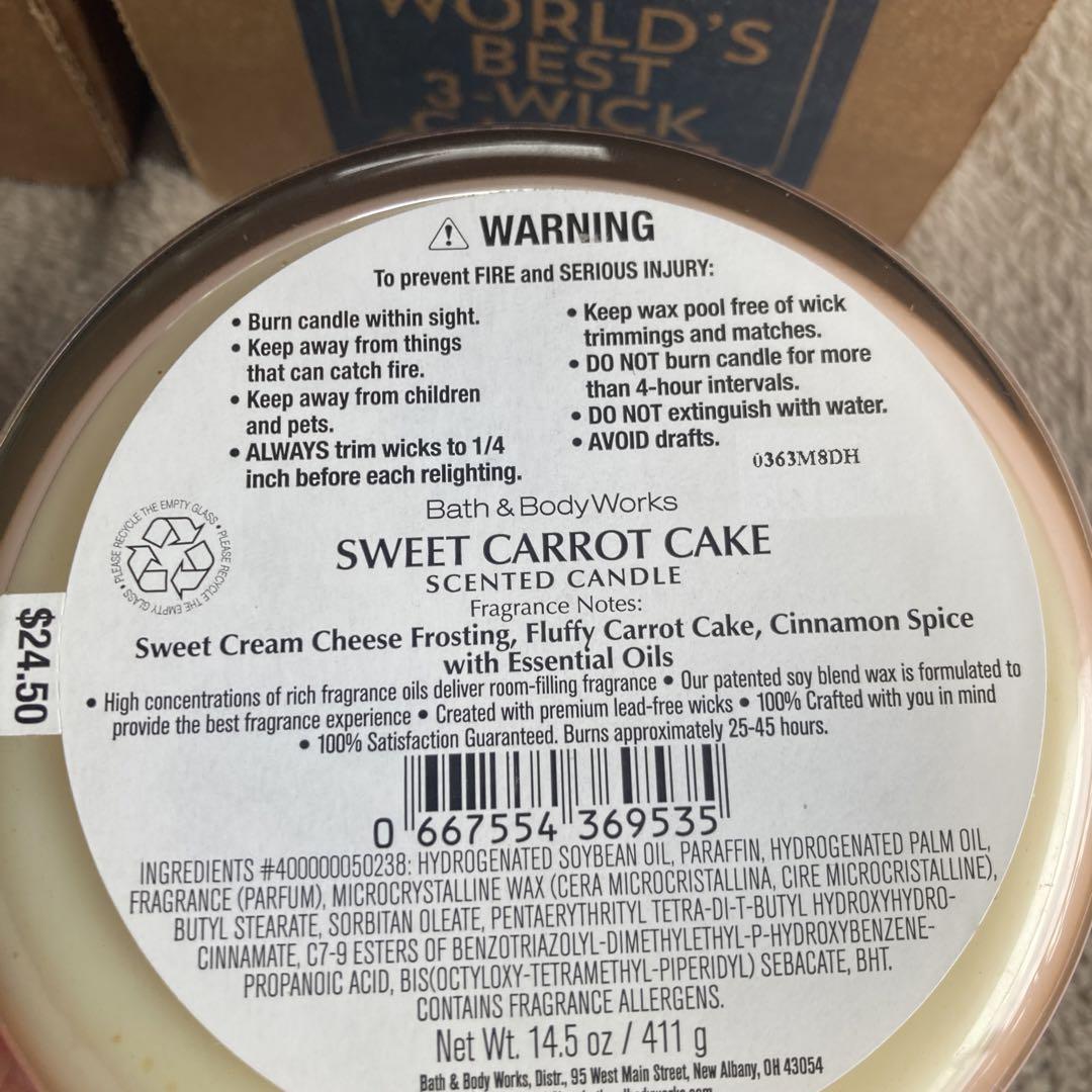 アロマグッズ Bath&Body Works 3Wick Candle