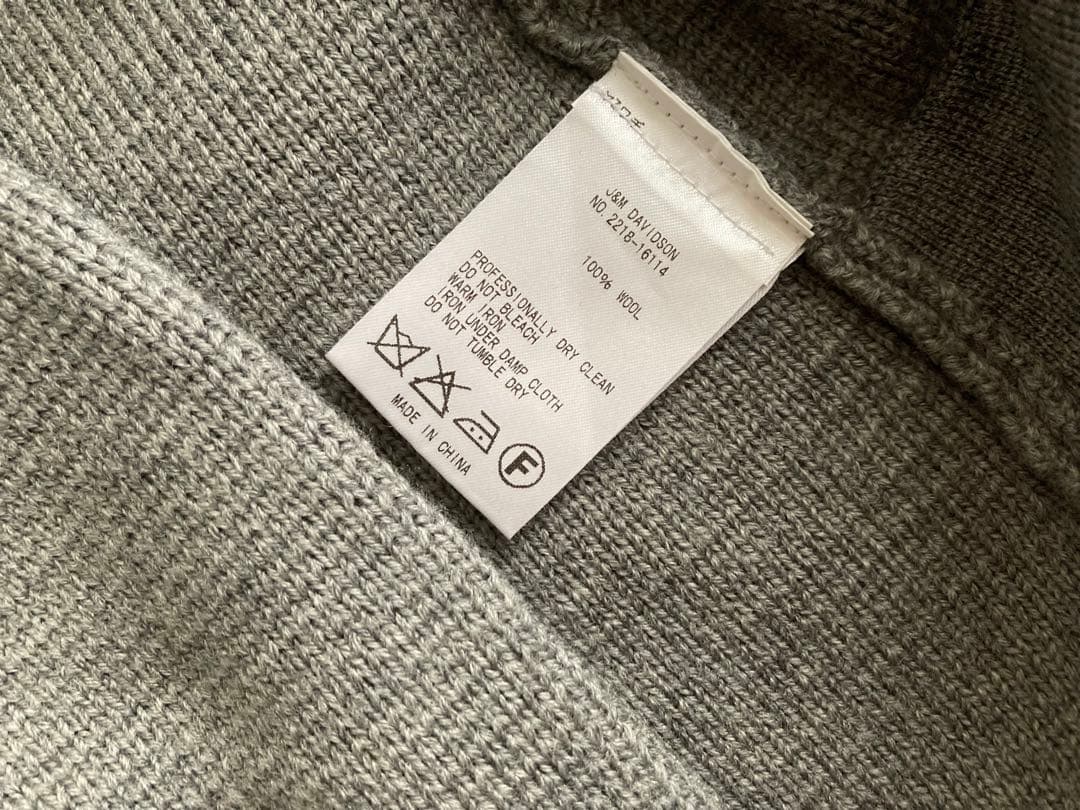 3年保証 即日出荷 J\u0026M DAVIDSON ミラノリブ コート 金ボタン