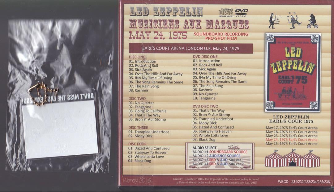 LED ZEPPELIN 　EARL'S COURT May 24th 1975