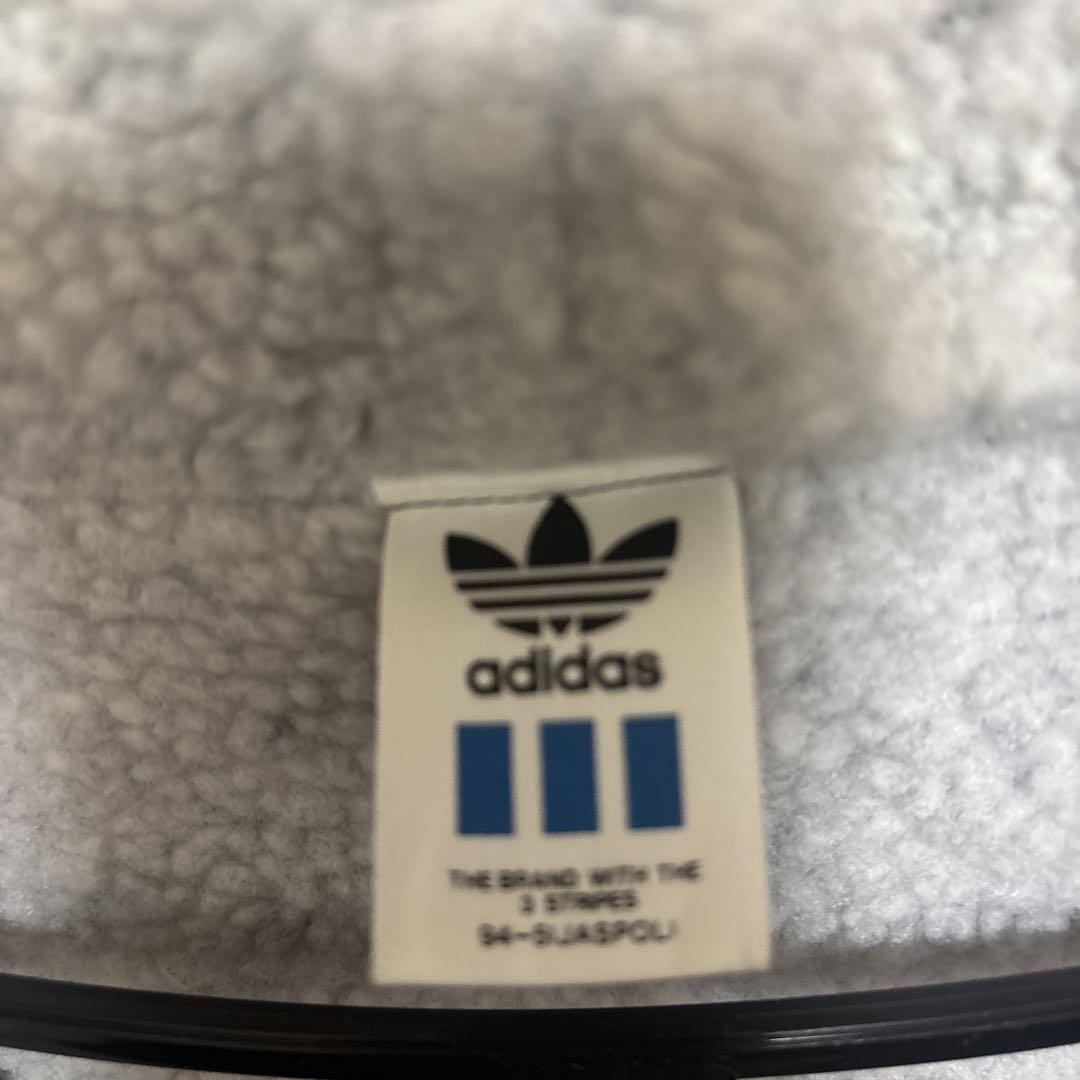 adidas ブラック ベンチコート　　L