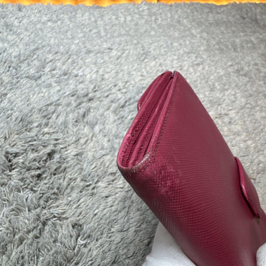 PRADA プラダ 長財布 サフィアーノ ゴールドロゴ