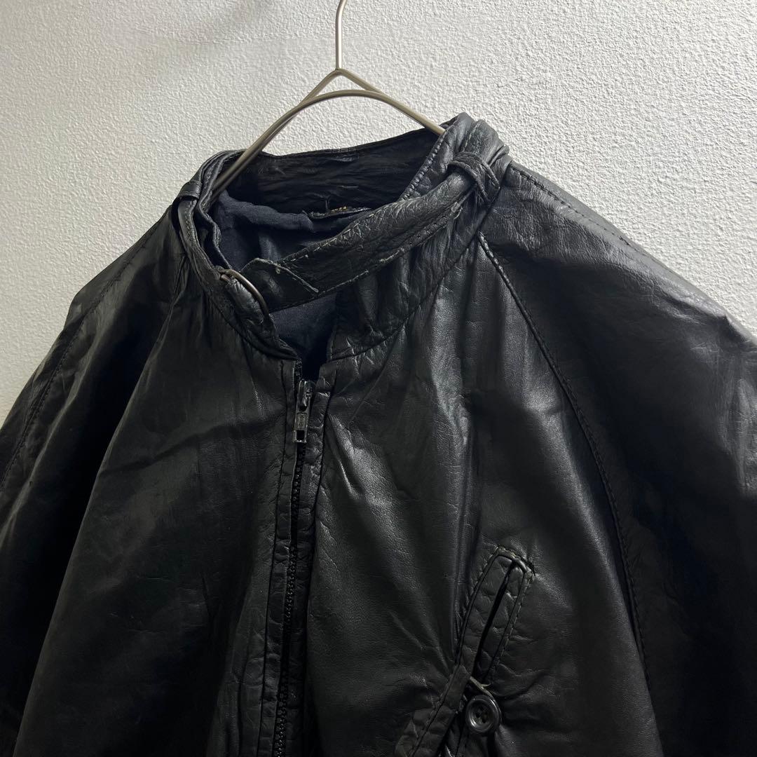 'ヨーロッパ ヴィンテージ レザージャケット ブルゾン ビンテージ ライダース