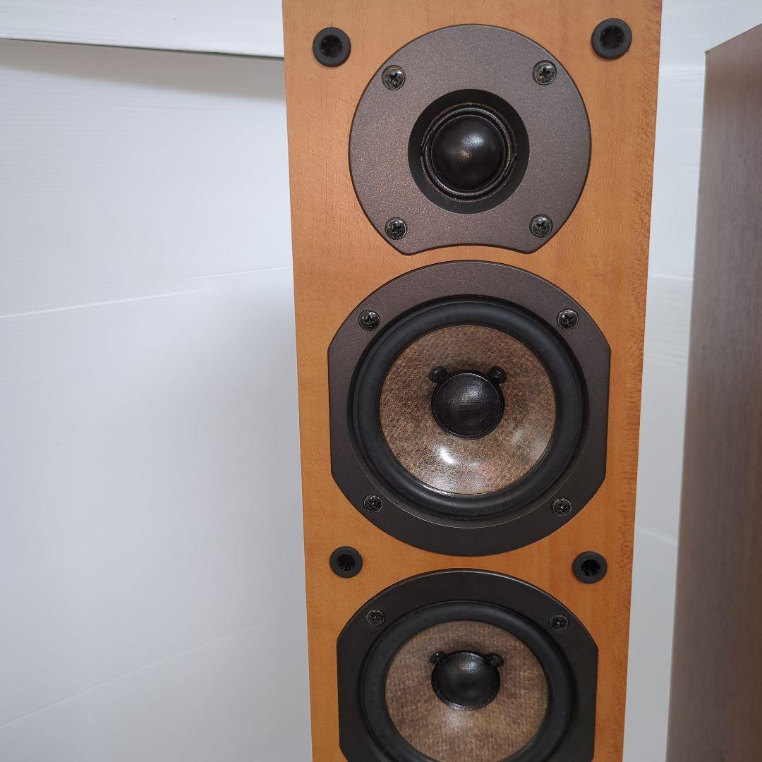 美品】ONKYO オンキョー D-105F トールボールスピーカー 3ウェイ