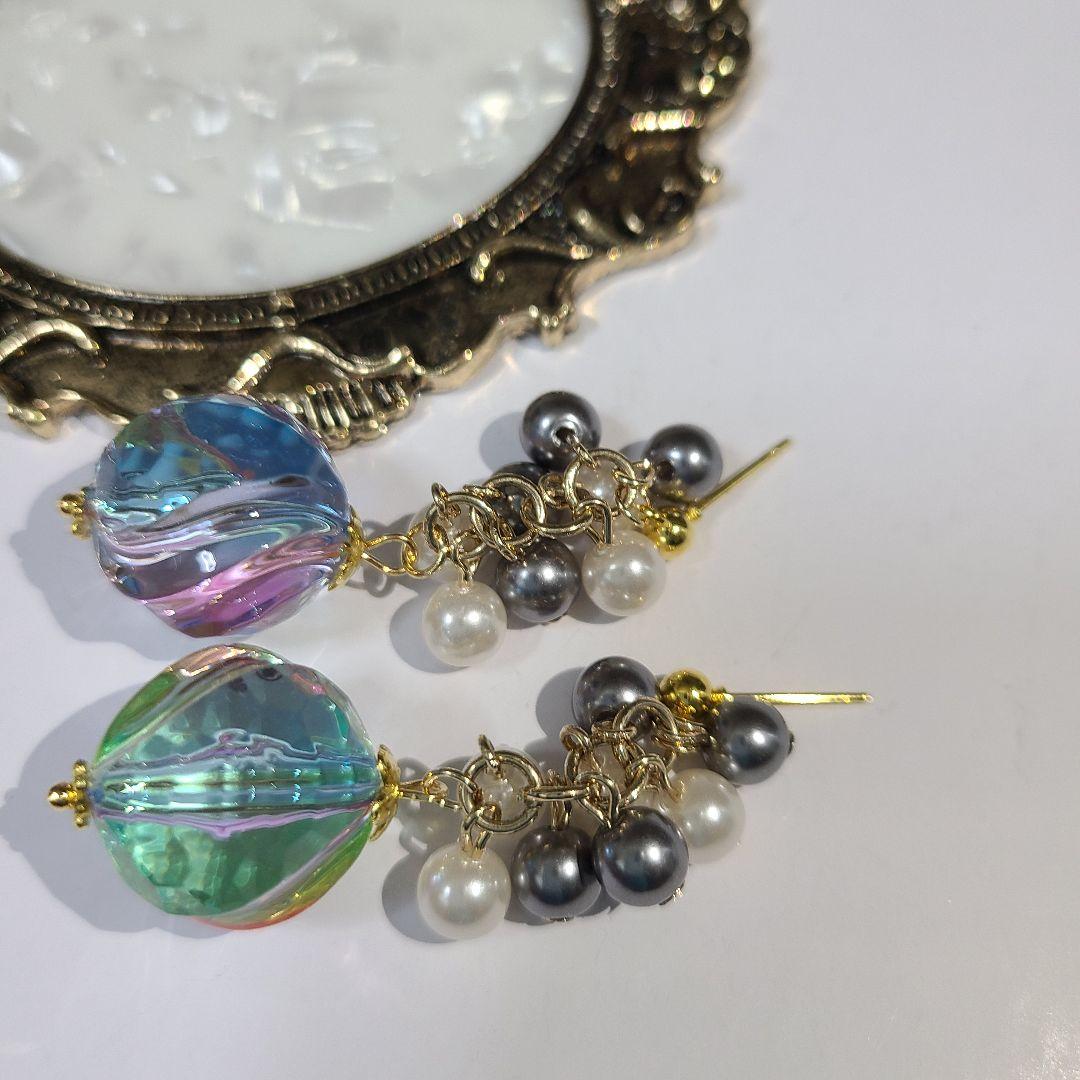 ハンドメイドピアス906
