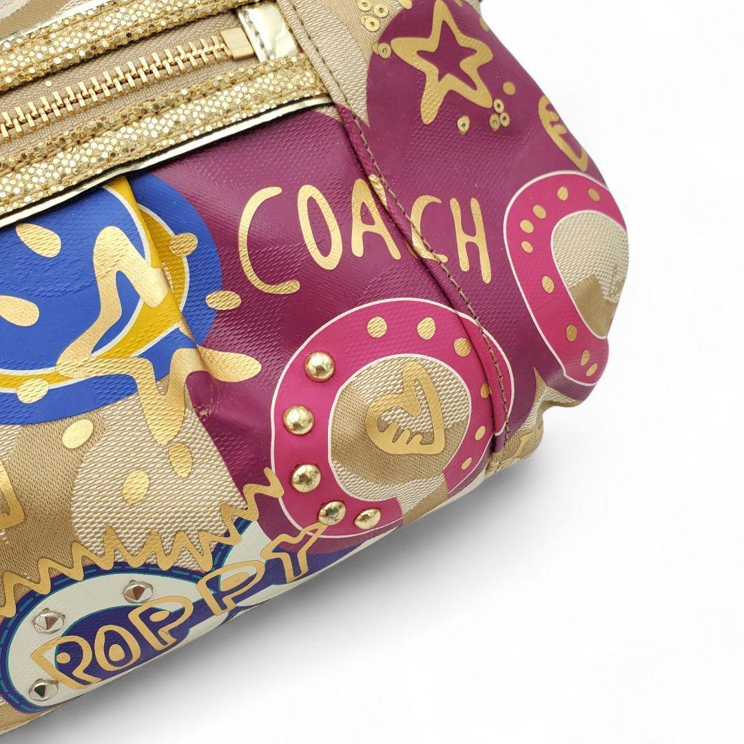 COACH ワンショルダー ポピー オプアート スタッズ 肩掛け y2k