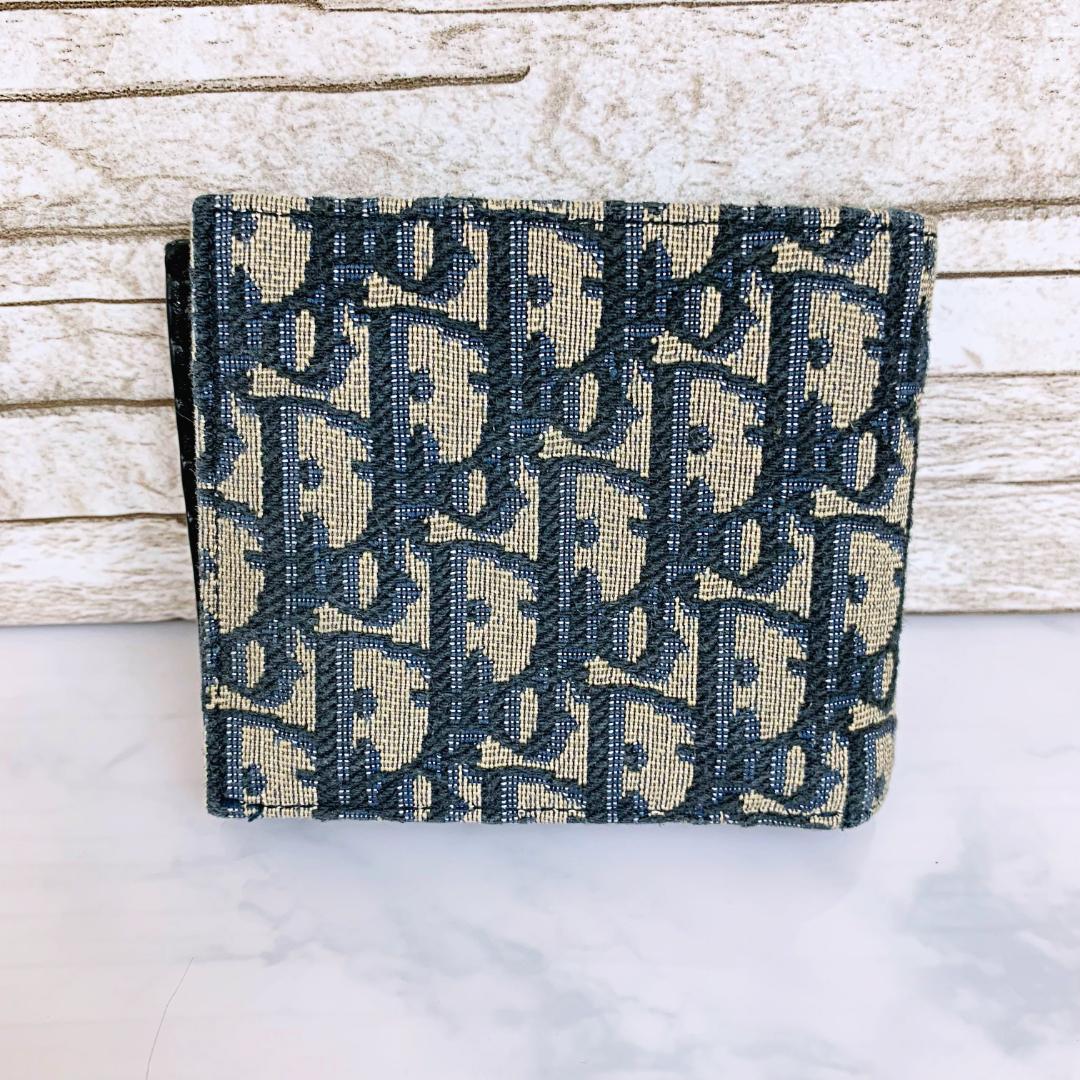 Dior 財布 ジャガード キャンバス 総柄 メンズ クリスチャンディオール