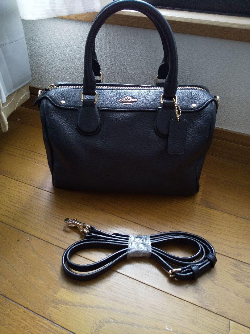 極美品】コーチCOACH2wayトートバッグチャーム付き