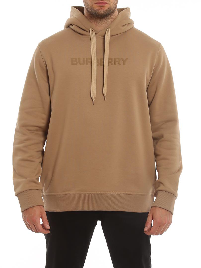送料関税込み★Burberry★ロゴ入りコットン・パーカー Burberry】バーバリー ロゴ入り コットン パーカー L