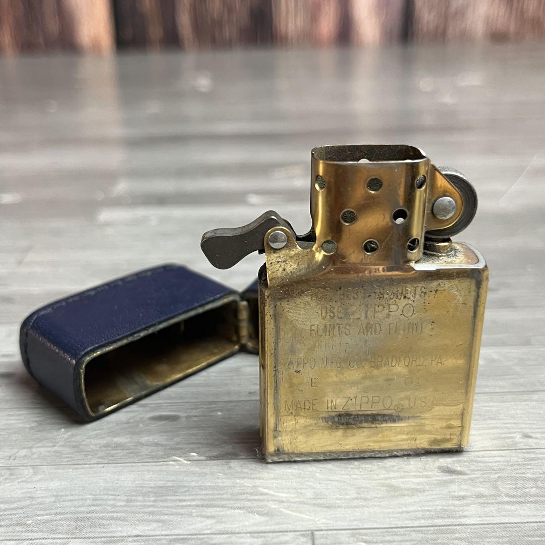 Peace MEDIUM ZIPPO ライター レザー 限定品 ピース ジッポー