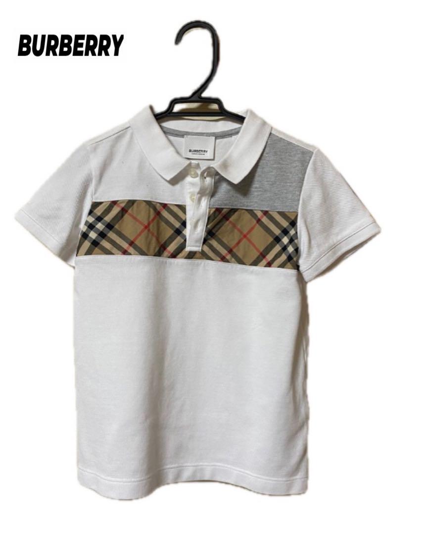 Burberry   チェックロゴポロシャツ