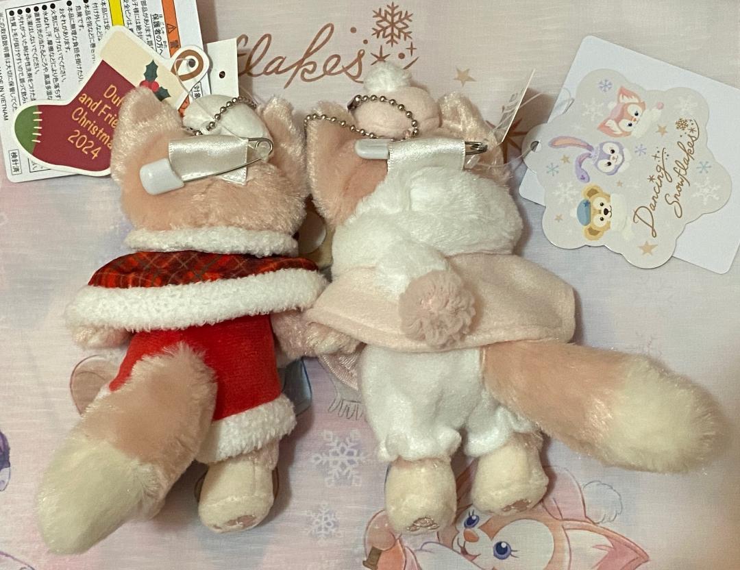 リーナベル　ぬいぐるみバッジ　クリスマス2024＆ダンシングスノーフレークス