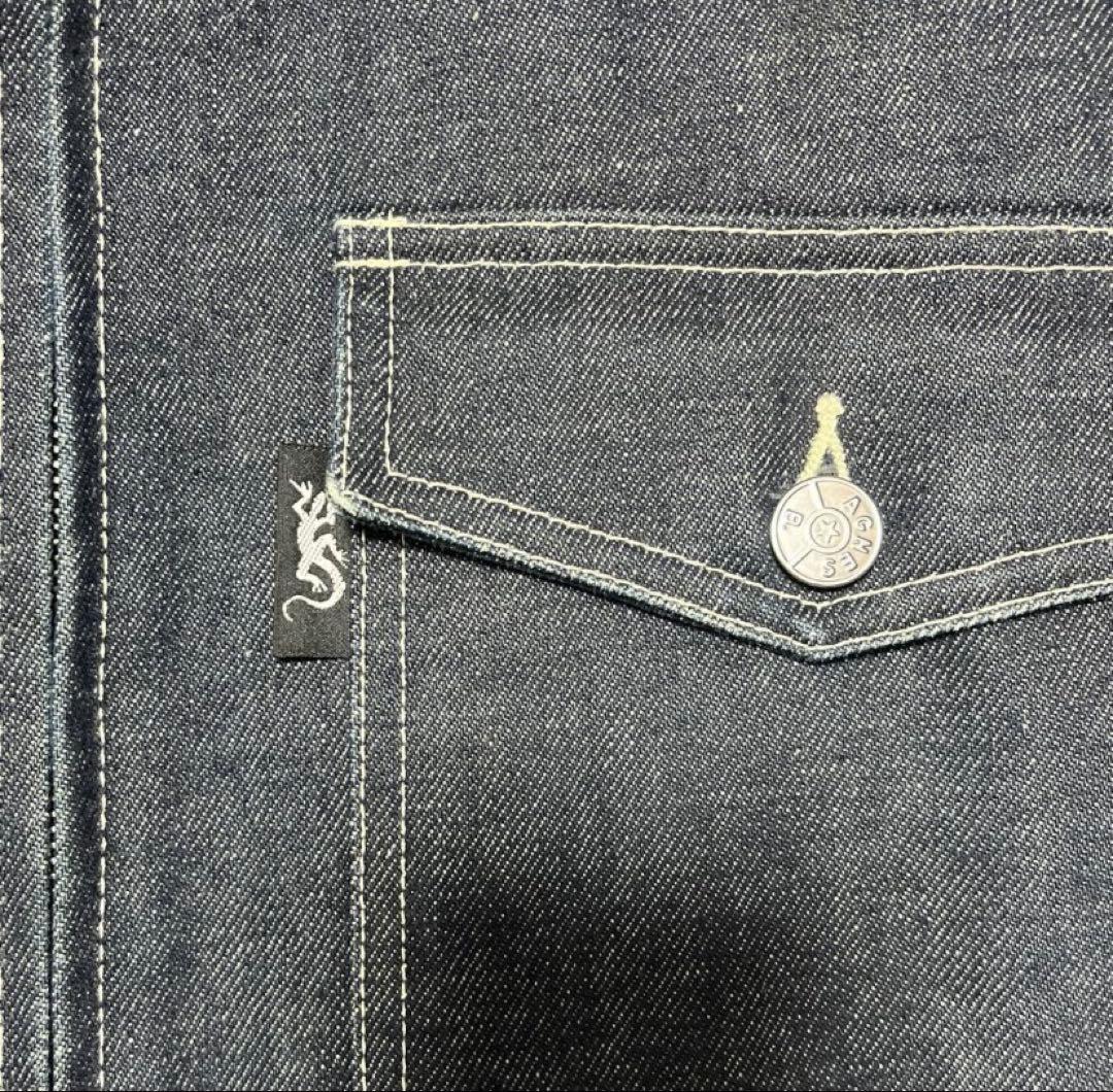 アニエスベー agnesb フルジップデニムジャケット フランス製 アニエスベー agnesb フルジップデニムジャケット フランス製