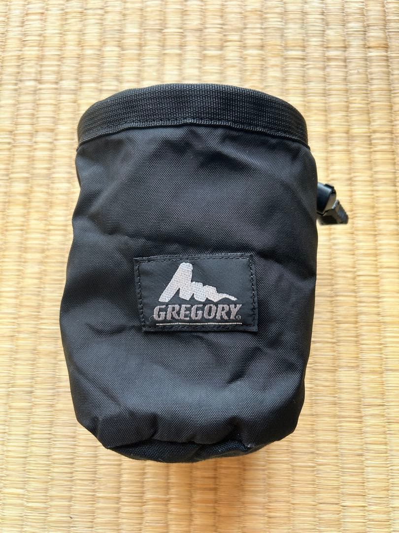 旧タグ USA製 グレゴリー チョークバッグ　ブラック 黒 チョークポーチ ボトルホルダー USA製 GREGORY 旧ロゴ チョークバッグ グレゴリー ポーチ ショルダー