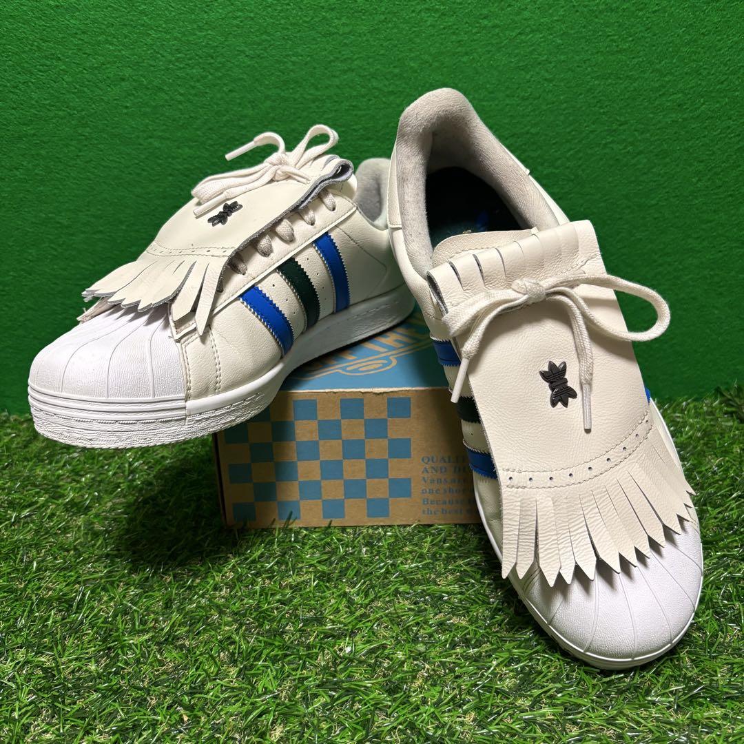 世界を買える 海外ブランド Superstar 美品‼️adidas SS80 メルカリ - 27 GOLFゴルフシューズ シューズ(男性用)