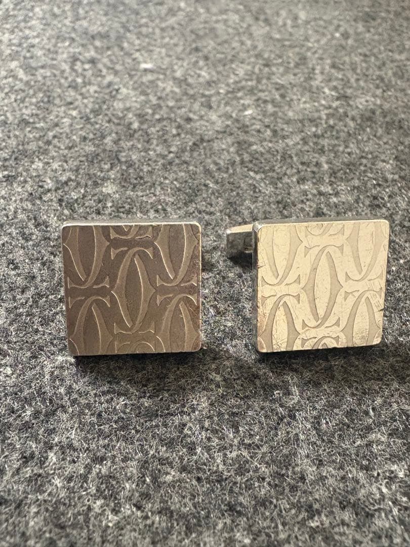 CARTIER カルティエ カフス ロゴ SV925 シルバーCartier