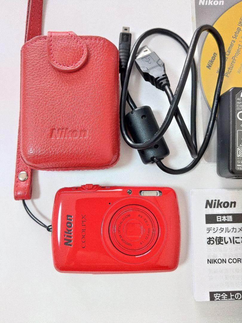 【 希少品 】NIKON COOLPIX S01 RD RED 赤 ニコン
