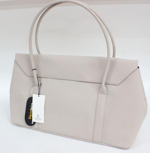 MILESTO Punto Linea ボストンバッグ グレージュ