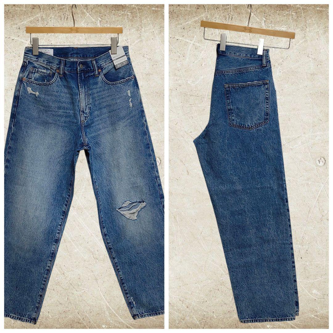 ✨新品未使用タグ付き✨GAP スーパーバギーデニム パンツサイズ W30 L30