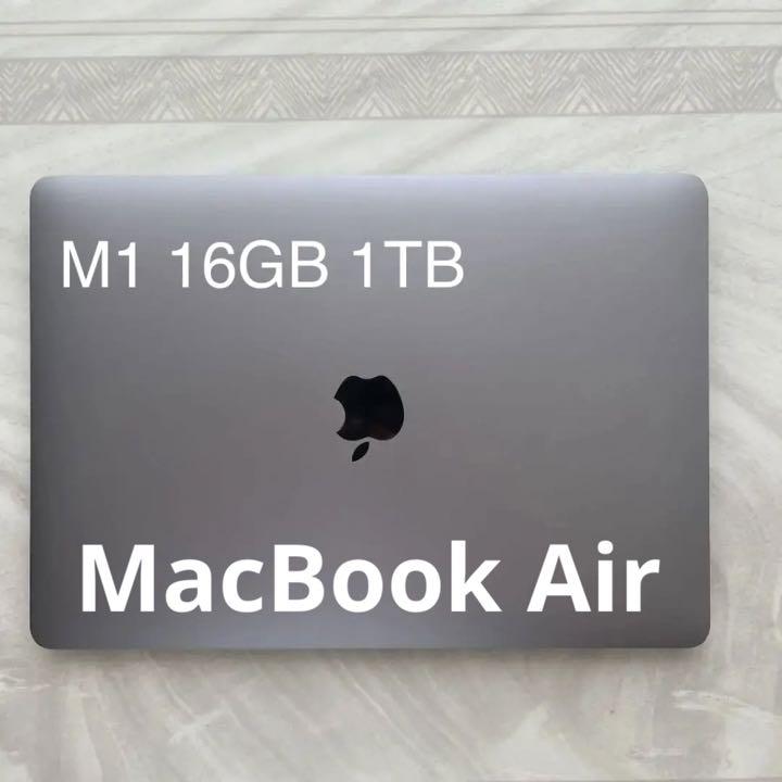 Apple MacBook Air M1 16GB 1TB スペースグレイ