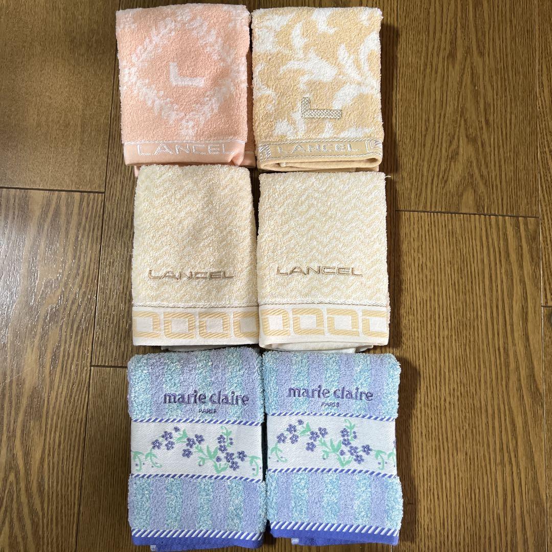 【値下げ中】CANCEL&marie claire ハンドタオル【6枚セット】