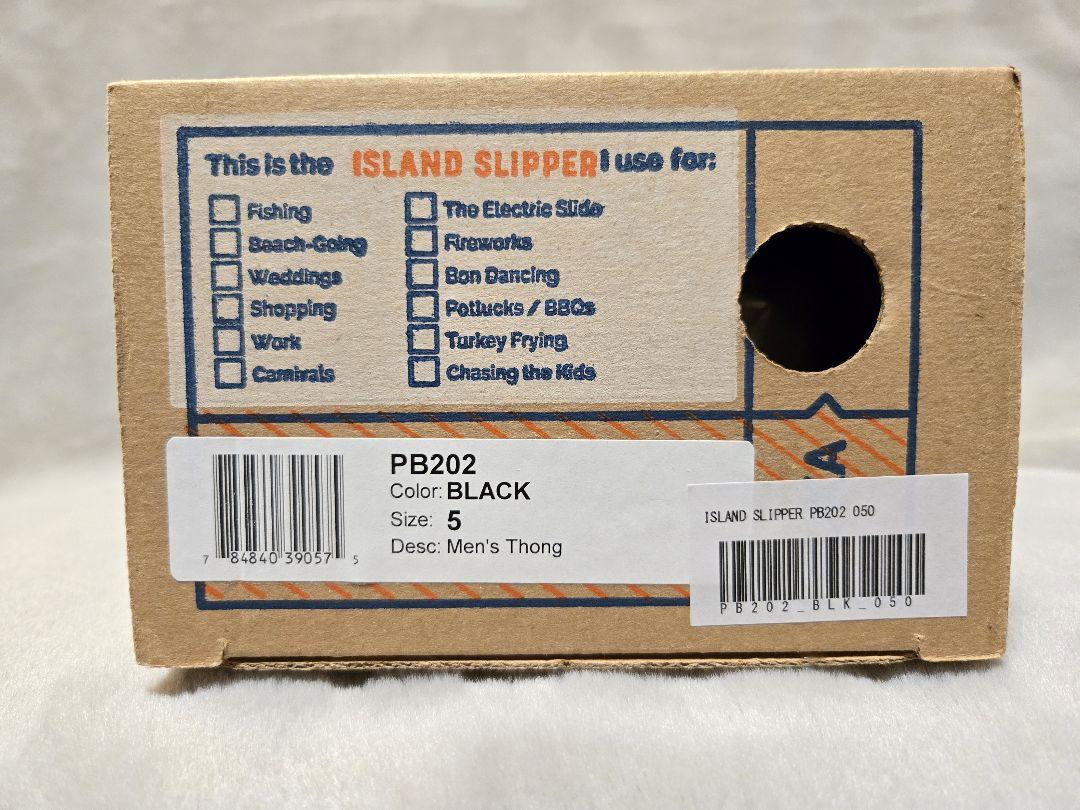 ISLAND SLIPPER PB202【BLACK 23.0】