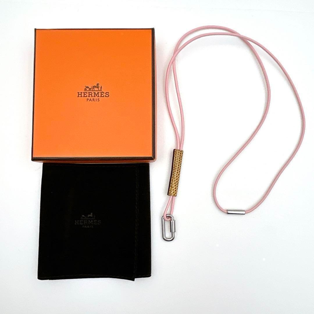 2025年激安 美品✨HREMES リザード ネックレス キュリオジテ エルメス アクセサリー