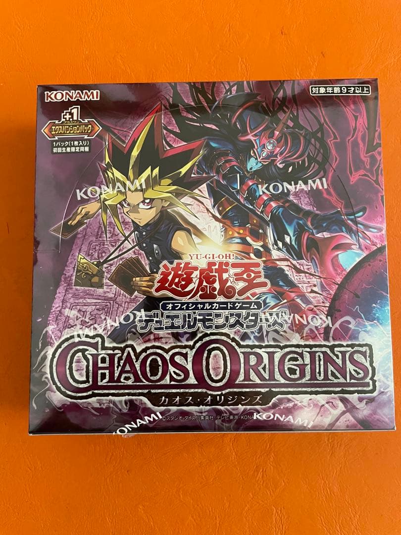 新品未開封シュリンク付遊戯王CHAOS ORIGINS カオスオリジンズ BOX