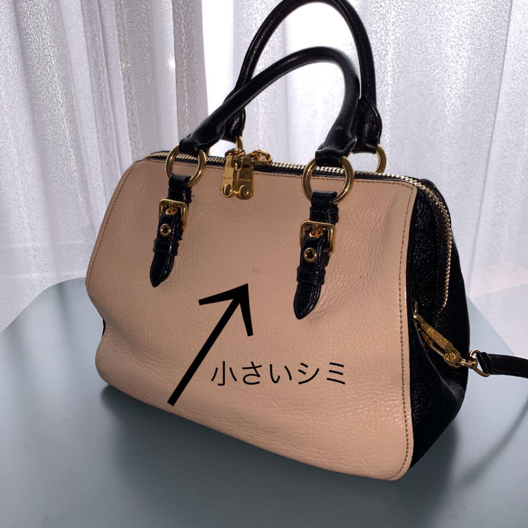 m♡様専用 miumiu ハンドバッグ LPl2U-m96807392370 ダメージ少ない ミュウミュウ 在庫あ好評