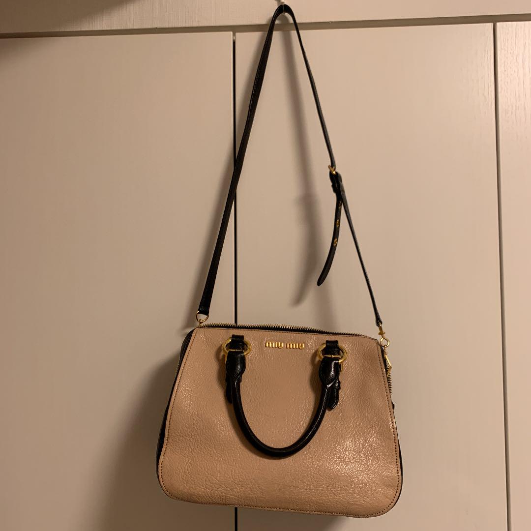 m♡様専用 miumiu ハンドバッグ LPl2U-m96807392370 ダメージ少ない ミュウミュウ 在庫あ好評