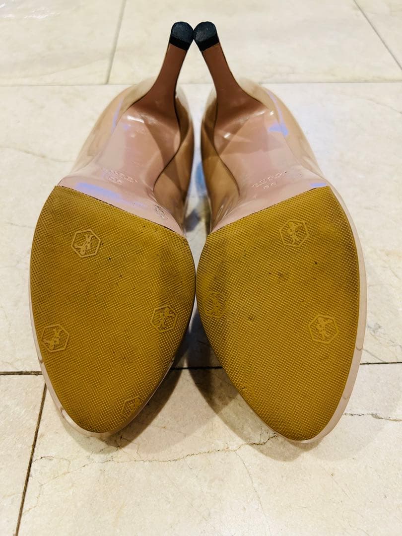 美品!グッチ GUCCI ハイヒール パンプス ピンクベージュ 美脚 美品!グッチ GUCCI ハイヒール パンプス ピンクベージュ 美脚