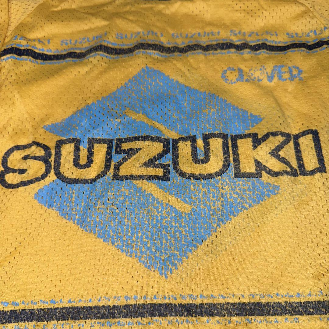 希少ヴィンテージスズキSUZUKIメッシュロンTシャツサイズXL