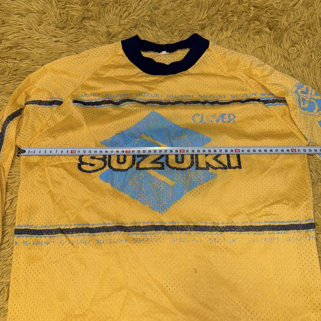 希少ヴィンテージスズキSUZUKIメッシュロンTシャツサイズXL