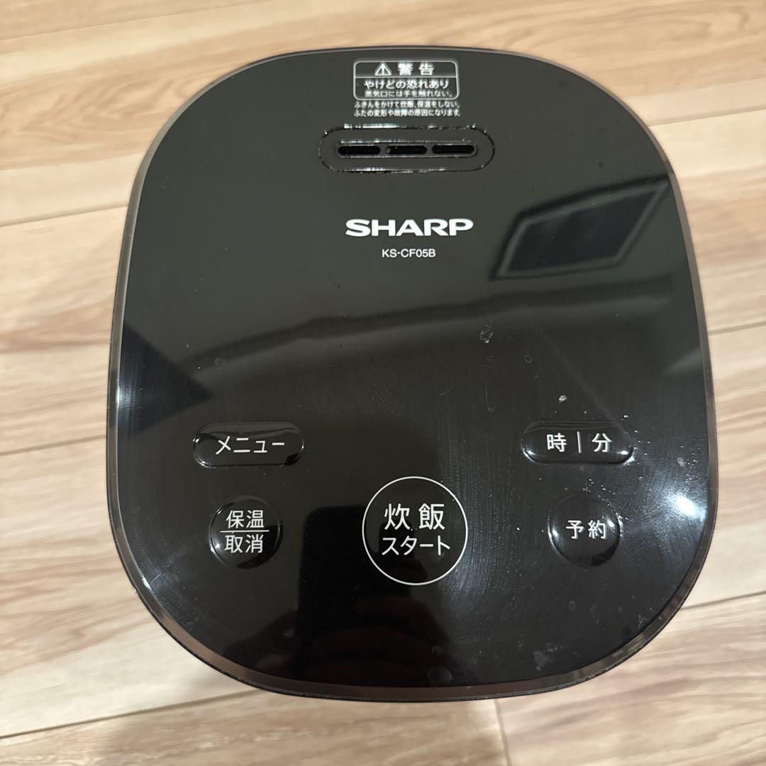 SHARP KS-CF05B 炊飯器 黒