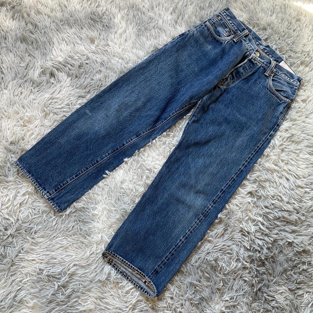 EVISU 日本製 赤耳 セルビッチ デニム 34×35 メンズ ストレート
