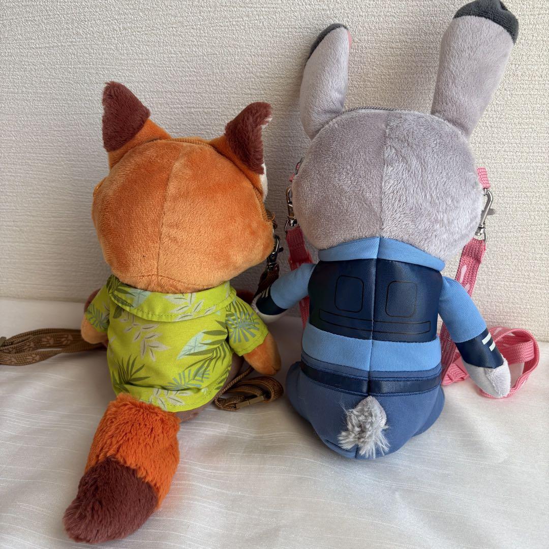 ズートピア ニック、ジュディ ショルダーバッグ ぬいぐるみ