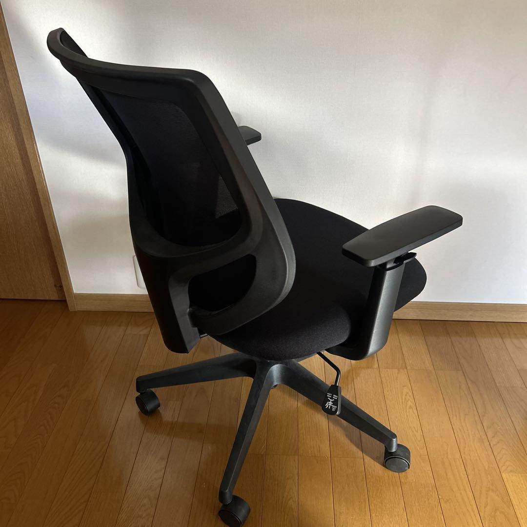 無印良品 ワーキングアームチェア 背メッシュ - デスクチェア最 安値