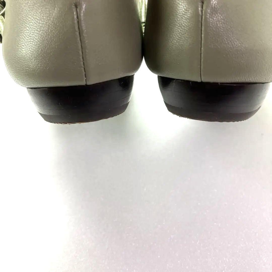☆美品☆卑弥呼（ヒミコ）2WAYベルトデザインバブーシュ　22.0㎝　グリーン