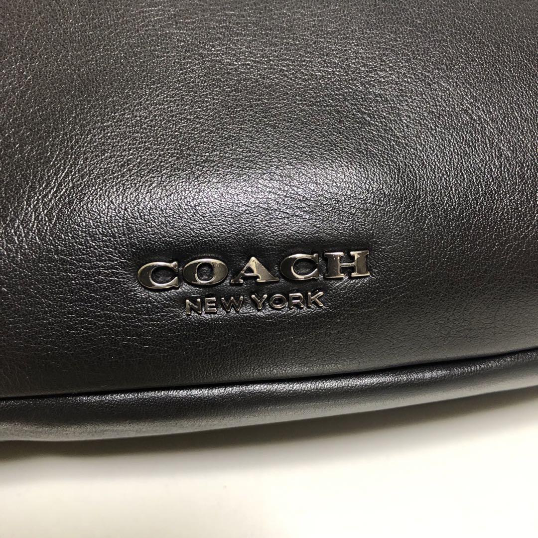 良品　コーチ　ボディバッグ　グラハム　ウエストポーチ　F37594 黒