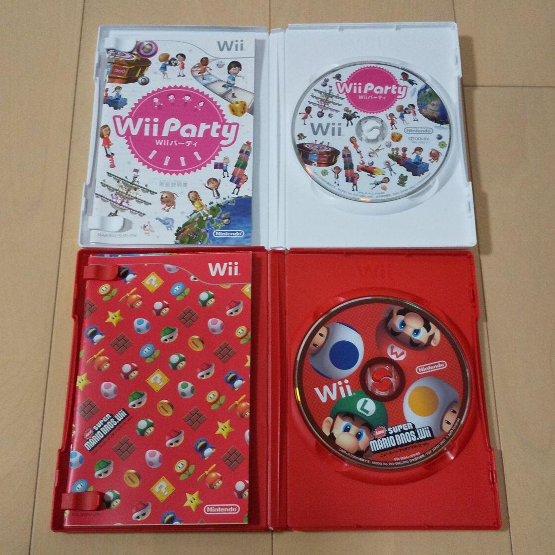 wii 本体一式 マリカー スマブラ マリオ 等 4人セット