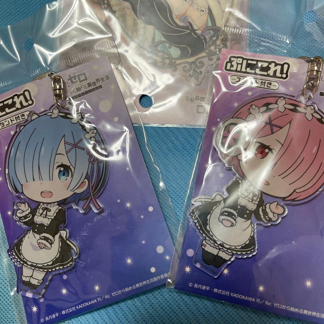 Re:ゼロ アクリルキーホルダー ステッカーセット