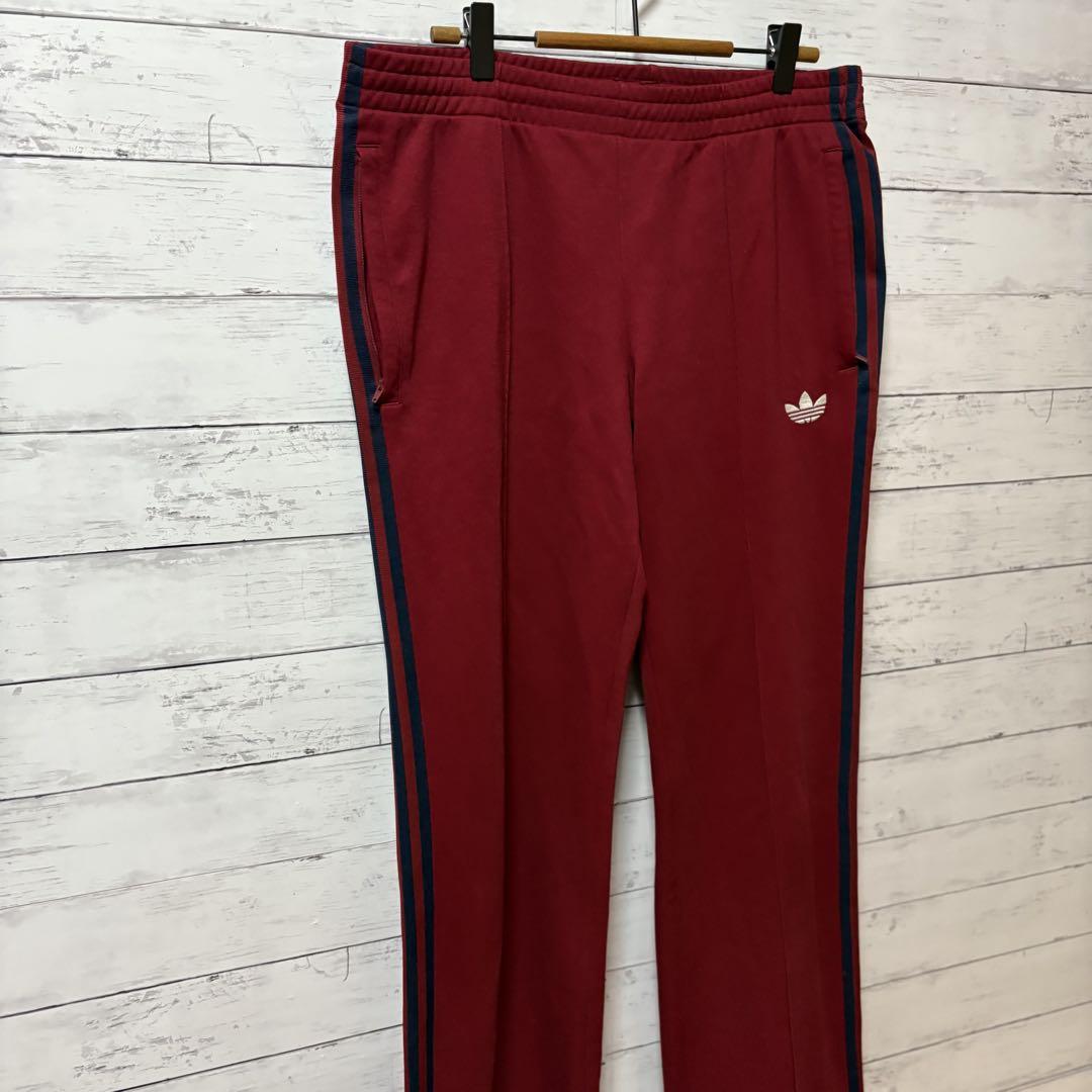 adidas トラックパンツ ストライプ パンツ エンジ