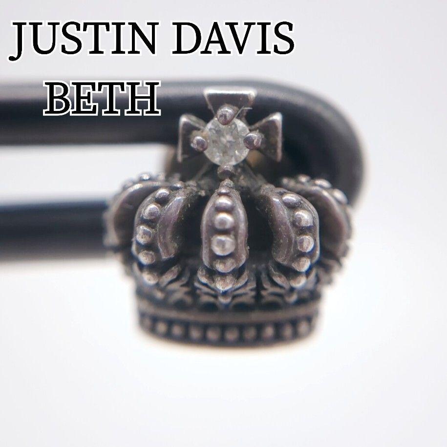 Justin Davis シルバーピアス　王冠モチーフ　silver925 Justin Davis シルバーピアス 王冠モチーフ silver925