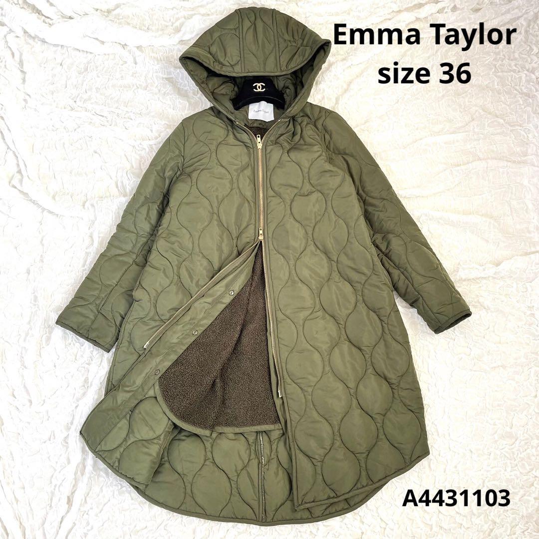 Emma Taylor キルティングフード付きコートsize M