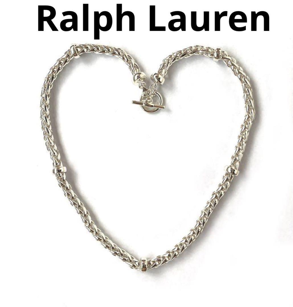 未使用★ Ralph Lauren   ユニセックスシルバーチェーンネックレス