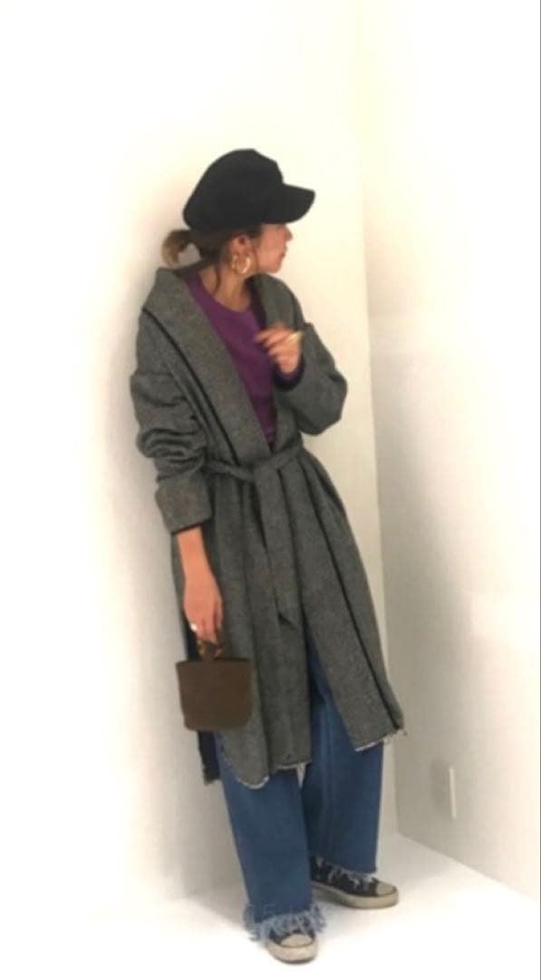 未使用品 TODAYFUL ヘリンボーンガウンコート 未使用品 TODAYFUL ヘリンボーンガウンコート