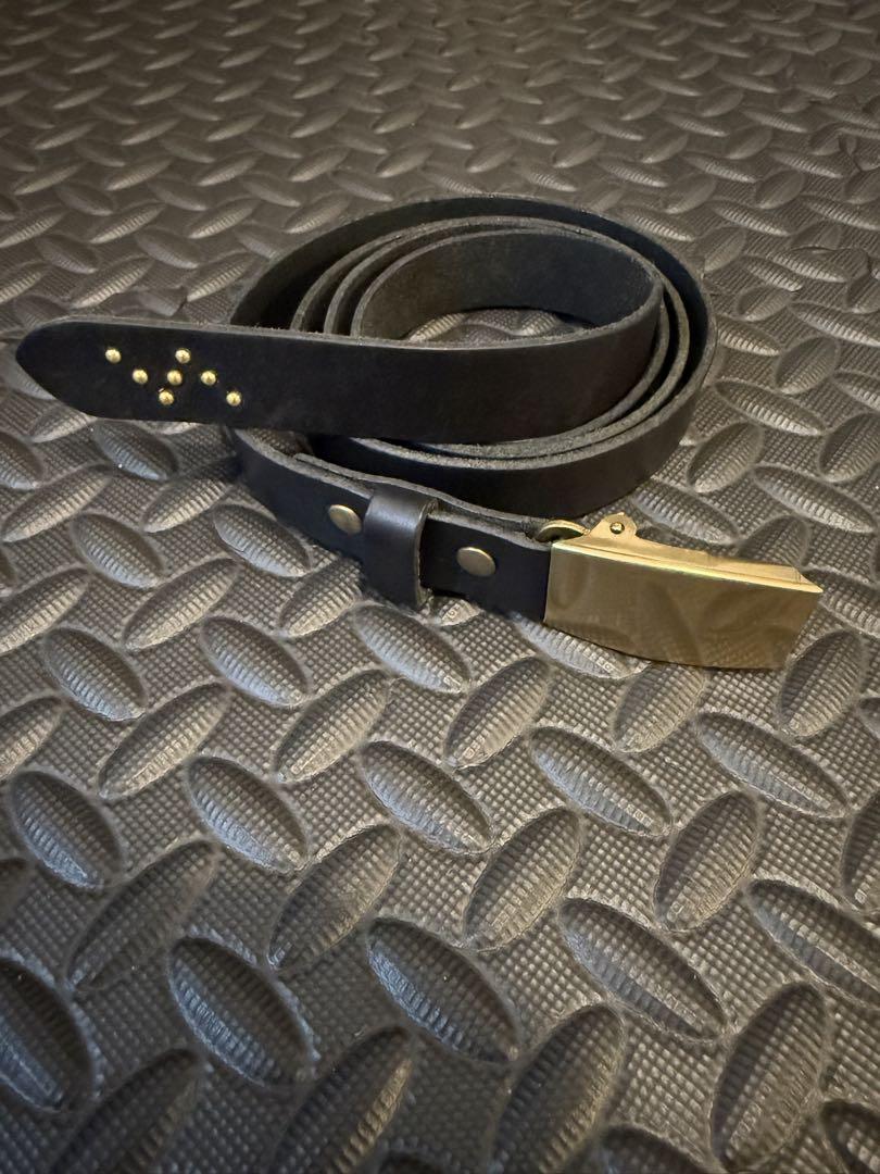 Sugar&Co. daddy's belt 黒 レザー　ベルト　スタッズ　本革
